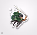 استیکر/ برچسب attack on titan26