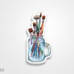 استیکر/ برچسب قلمو