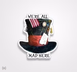 استیکر/ برچسب Mad hatter