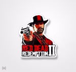 استیکر/ برچسب Red Dead 21