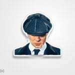 استیکر/ برچسب تامی سر به زیر