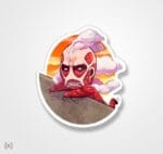 استیکر/ برچسب attack on titan19