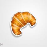 استیکر/ برچسب کروسان