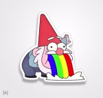 استیکر/ برچسب Gnome