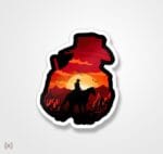استیکر/ برچسب Red Dead 12