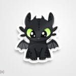 استیکر/ برچسب toothless