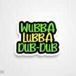 استیکر/ برچسب dub dub