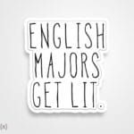 استیکر/ برچسب رشته انگلیش