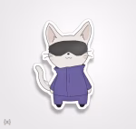 استیکر/ برچسب cat-ime