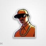 استیکر/ برچسب 4 GTA