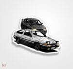 استیکر/ برچسب ماشین 12