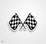 استیکر/ برچسب پرچم رالی