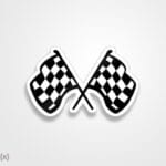 استیکر/ برچسب پرچم رالی