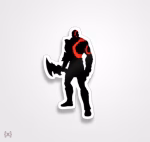 استیکر/ برچسب GOW 4