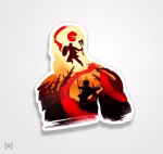 استیکر/ برچسب GOW 13