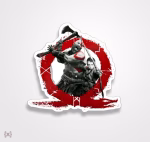 استیکر/ برچسب GOW 17