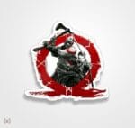 استیکر/ برچسب GOW 17