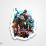 استیکر/ برچسب GOW 18