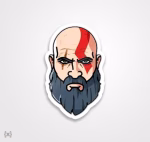 استیکر/ برچسب GOW 6