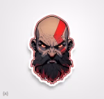 استیکر/ برچسب GOW 20