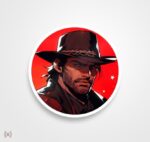 استیکر/ برچسب Red Dead 22