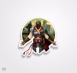 استیکر/ برچسب Assassin's 2