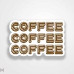 استیکر/ برچسب کافی زیاد