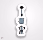 استیکر/ برچسب قهوه 4