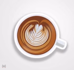 استیکر/ برچسب قهوه 3