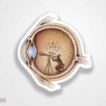 استیکر/ برچسب چشمی