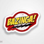 استیکر/ برچسب bazinga