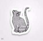 استیکر/ برچسب گوربا کاغذی