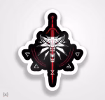 استیکر/ برچسب 11 The Witcher
