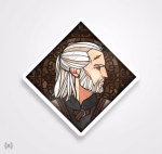 استیکر/ برچسب 18 The Witcher