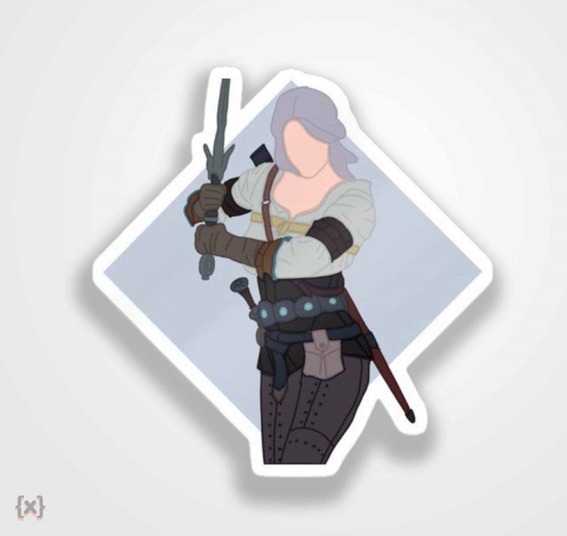 استیکر برچسب (7) استیکر/ برچسب 17 The Witcher - تصویر 1