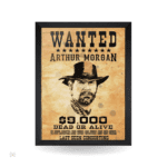 تابلو و پوستر 7 - Wanted red dead