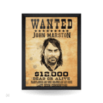 تابلو و پوستر 5 - Wanted red dead
