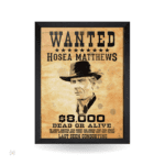 تابلو و پوستر 2 - Wanted red dead
