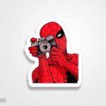 استیکر/ برچسب اسپایدرمن 2
