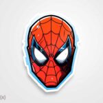 استیکر/ برچسب اسپایدرمن 17