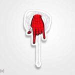 استیکر/ برچسب اسپایدرمن 22