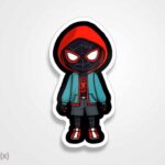 استیکر/ برچسب اسپایدرمن 21