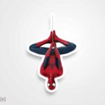 استیکر/ برچسب اسپایدرمن 8