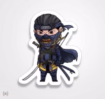 استیکر/ برچسب 1 Ghost of Tsushima