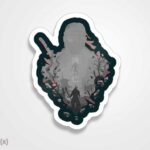 استیکر/ برچسب 18 Ghost of Tsushima