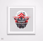 استیکر/ برچسب 14 Ghost of Tsushima