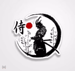 استیکر/ برچسب 8 Ghost of Tsushima