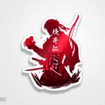 استیکر/ برچسب 7 Ghost of Tsushima