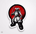 استیکر/ برچسب 5 Ghost of Tsushima