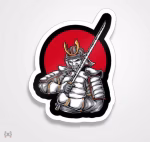 استیکر/ برچسب 22 Ghost of Tsushima